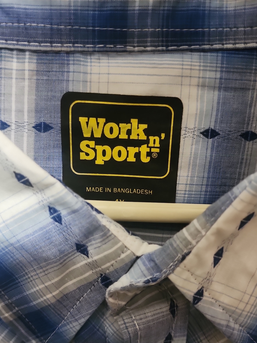 Work N' Sport Plaid Button-Up Shirt - Picture 5 of 8